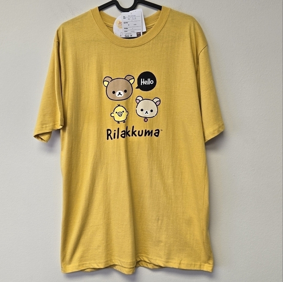 Rilakkuma Hello T-shirt Lemon XL - Picture 1 of 8
